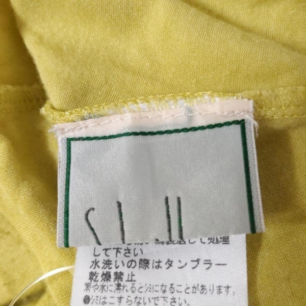 シビラ Sybilla 長袖カットソー サイズM - イエロー レディース ハイネック トップス_画像3