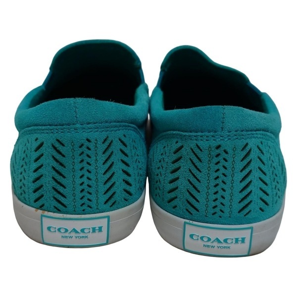 コーチ COACH フラットシューズ 37.5 - ブルー レディース 靴_画像3