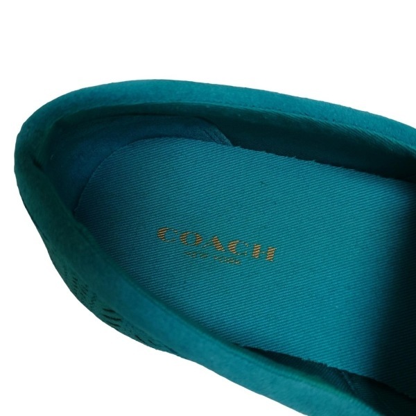 コーチ COACH フラットシューズ 37.5 - ブルー レディース 靴_画像5