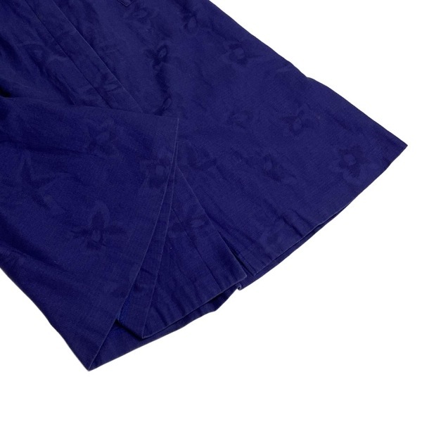 ディオール/クリスチャンディオール DIOR/ChristianDior ロングスカート サイズM - ネイビー レディース ウエストゴム/花柄 ボトムス