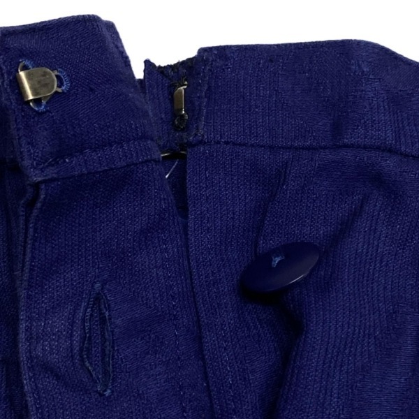 ディオール/クリスチャンディオール DIOR/ChristianDior ロングスカート サイズM - ネイビー レディース ウエストゴム/花柄 ボトムス