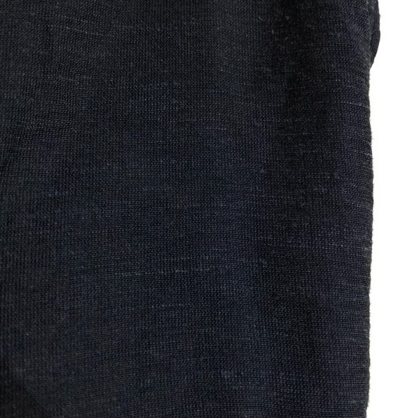 レリアン Leilian サイズ7 S - ネイビー レディース 半袖/ロング/麻混 美品 ワンピース_画像6