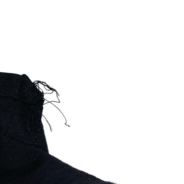 レリアン Leilian サイズ7 S - ネイビー レディース 半袖/ロング/麻混 美品 ワンピース_画像8