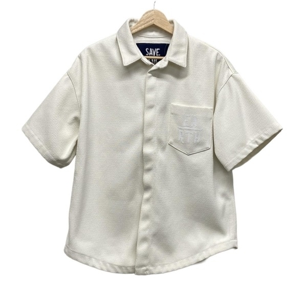 エンポリオアルマーニ EMPORIOARMANI ブルゾン サイズXS - 白 メンズ 長袖/R-EA/RECYCLED/春/秋 ジャケット