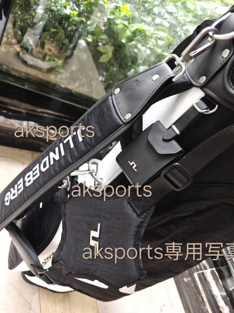 sale品値下げ●ジェイ・リンドバー J. LINDEBERG キャディバッグ スタンドバッグ ブラック_画像5