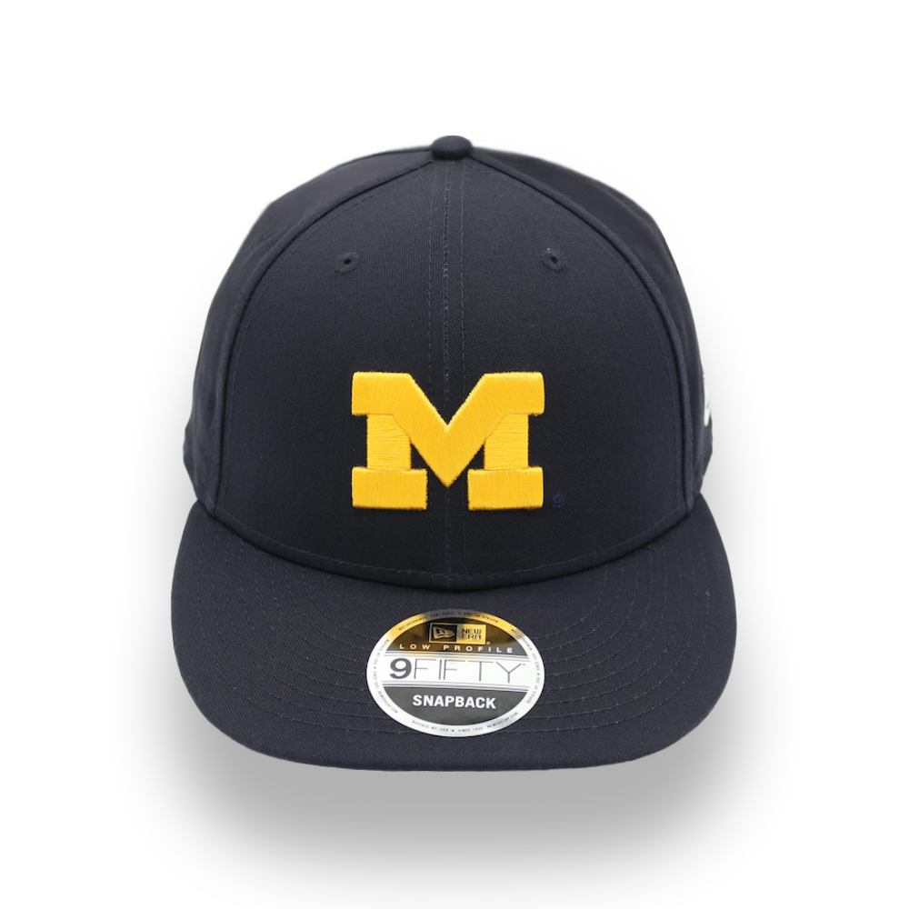 日本未発売 ニューエラ NEW ERA NCAA カレッジ ミシガン・ウルヴァリンズ ロープロファイル LP 9FIFTY [NAVY]_画像1