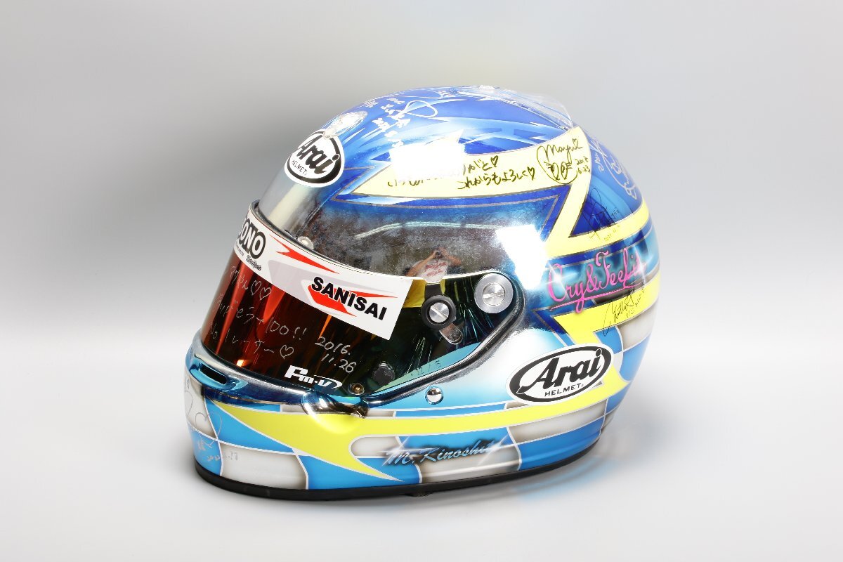 *0Arai шлем Team SONO Racer m.kinoshita0*