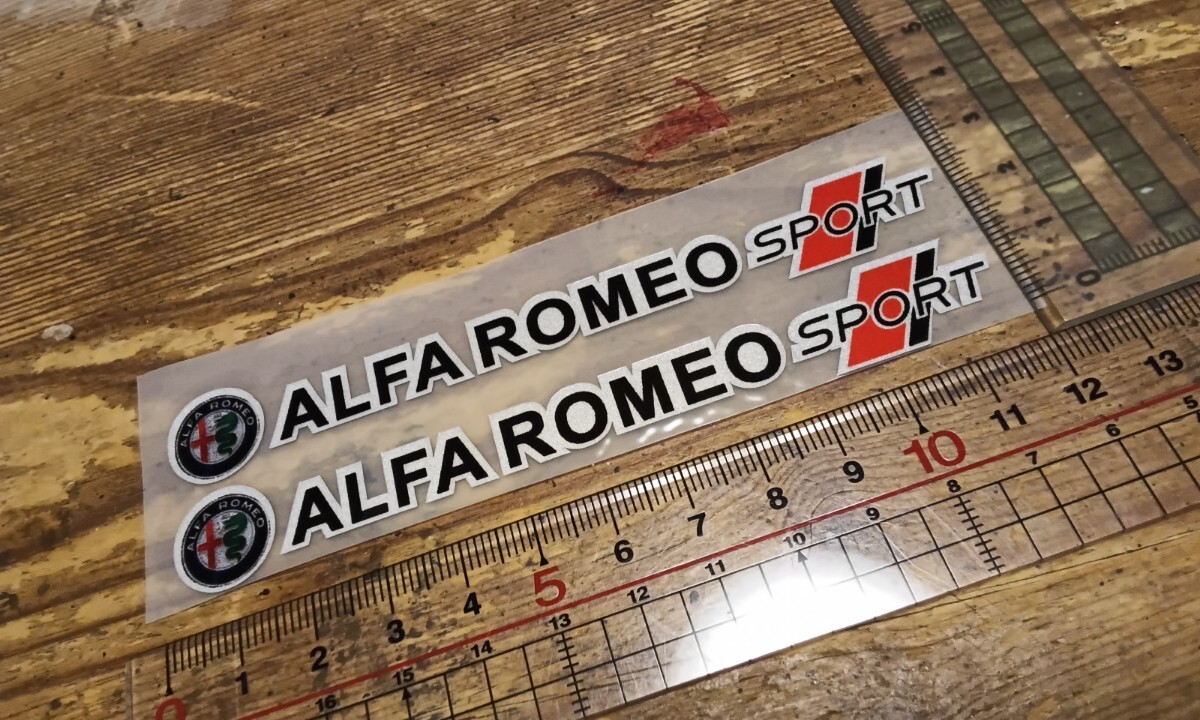 высокое качество Alpha Romeo спорт эмблема есть стикер 2 шт. комплект высокое качество Alpha Romeo спорт эмблема есть стикер 2 шт. комплект