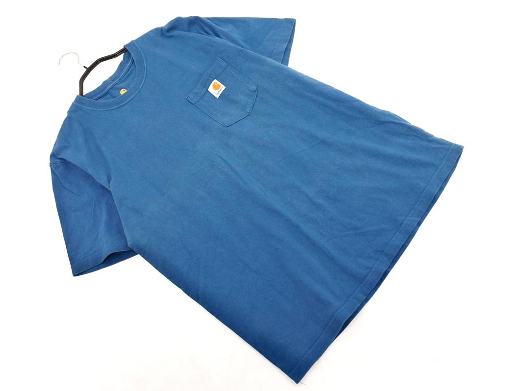 Carhartt カーハート オリジナルフィット Tシャツ sizeM/深緑 ■◆ ☆ fgd1 メンズ_画像1