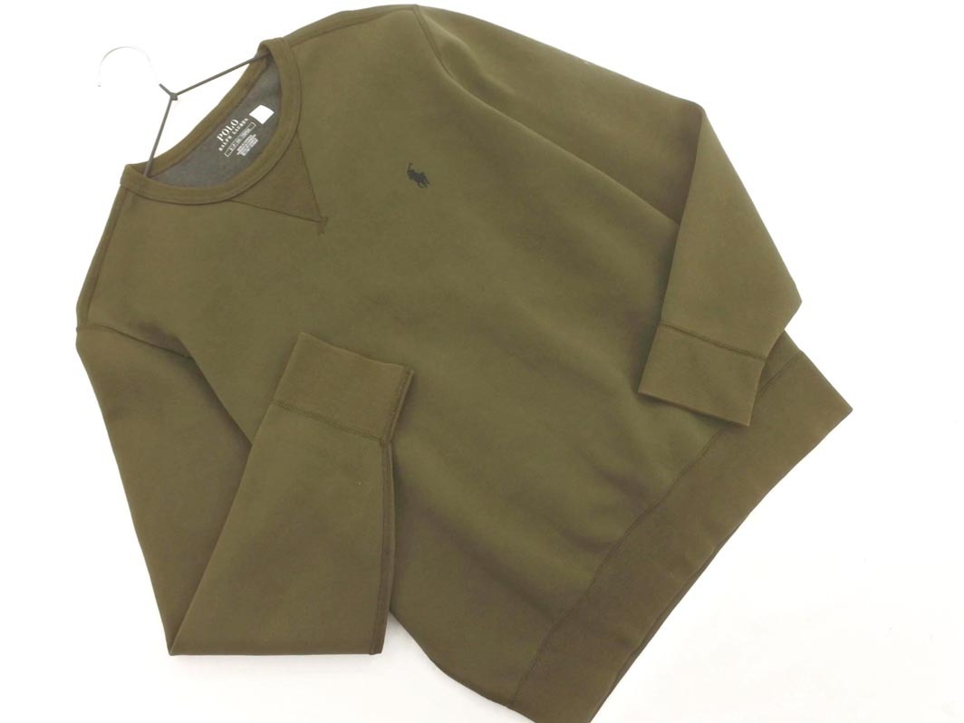 POLO RALPH LAUREN ポロ ラルフローレン トレーナー スウェット sizeS/カーキ ■◇ ☆ fgd1 メンズ