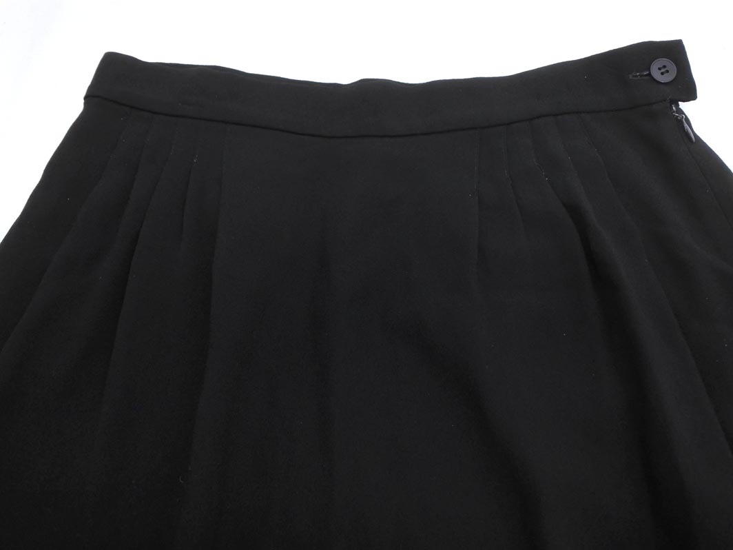 agnes b アニエスベー スカート size38/黒 ■■ ☆ fha4 レディース_画像2