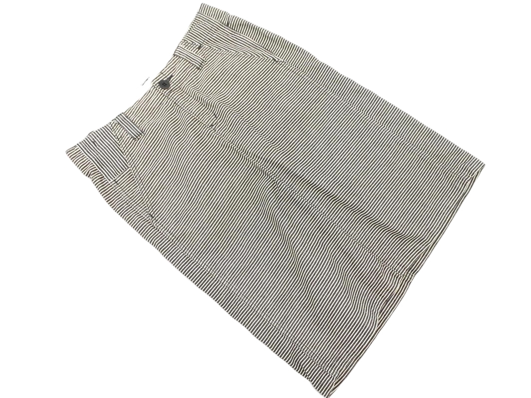 johnbull ジョンブル ボーダー タイト スカート sizeM/黒ｘ白 ■■ ☆ fha4 レディース