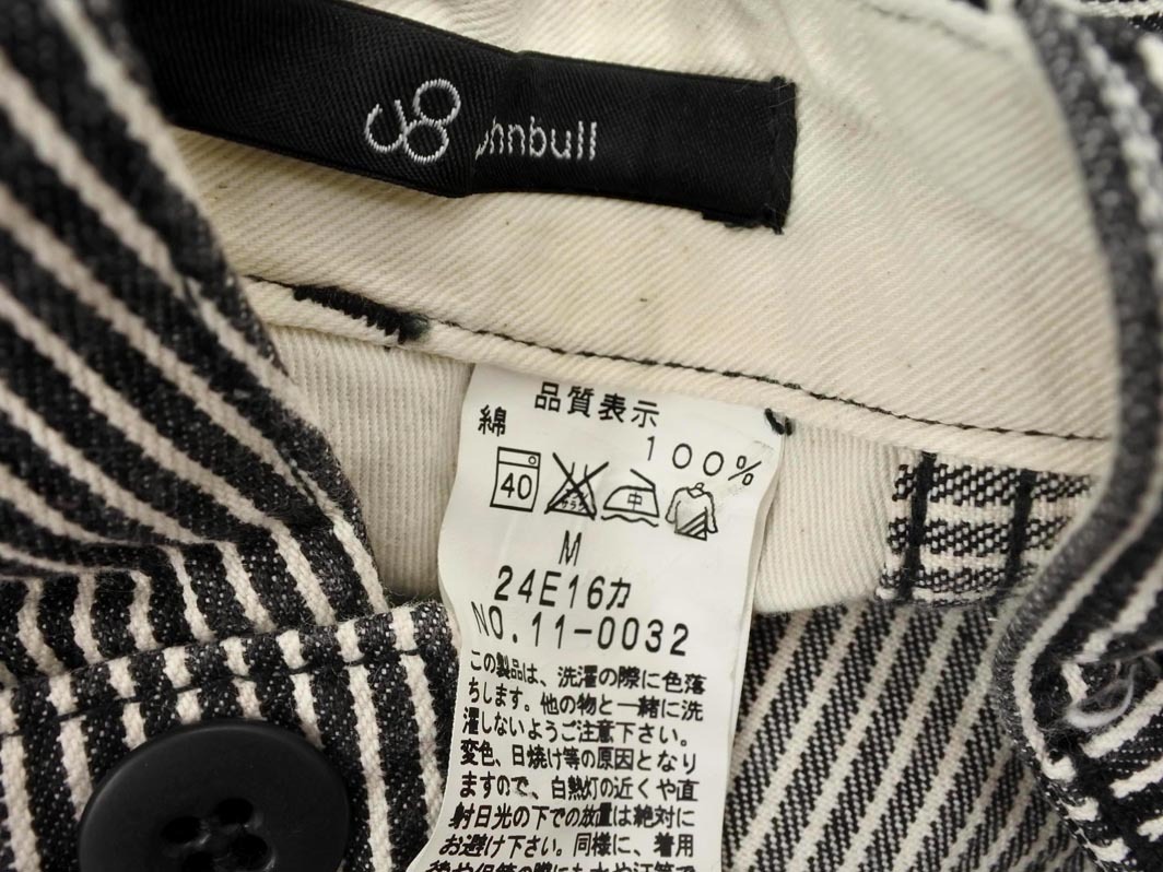 johnbull ジョンブル ボーダー タイト スカート sizeM/黒ｘ白 ■■ ☆ fha4 レディース