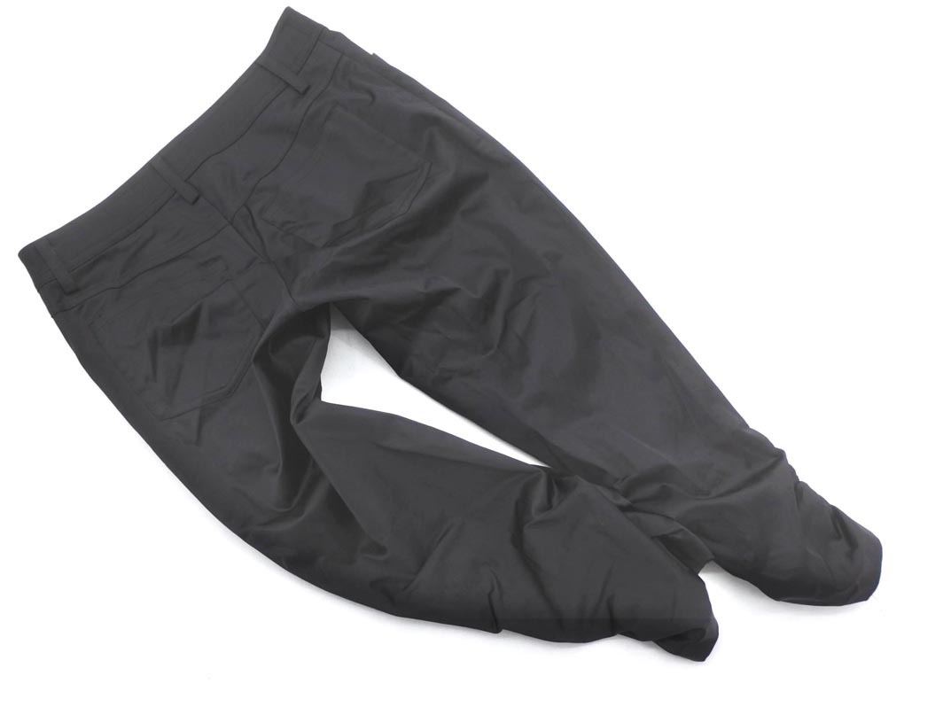ネコポスOK COMME CA DU MODE コム サ デ モード ギャザー クロップド パンツ size9/黒 ■◇ ☆ fha4 レディース_画像5
