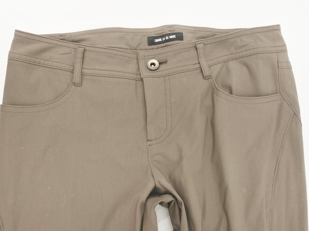 COMME CA DU MODE コム サ デ モード クロップド パンツ size11/カーキ ■◇ ☆ fha4 レディース