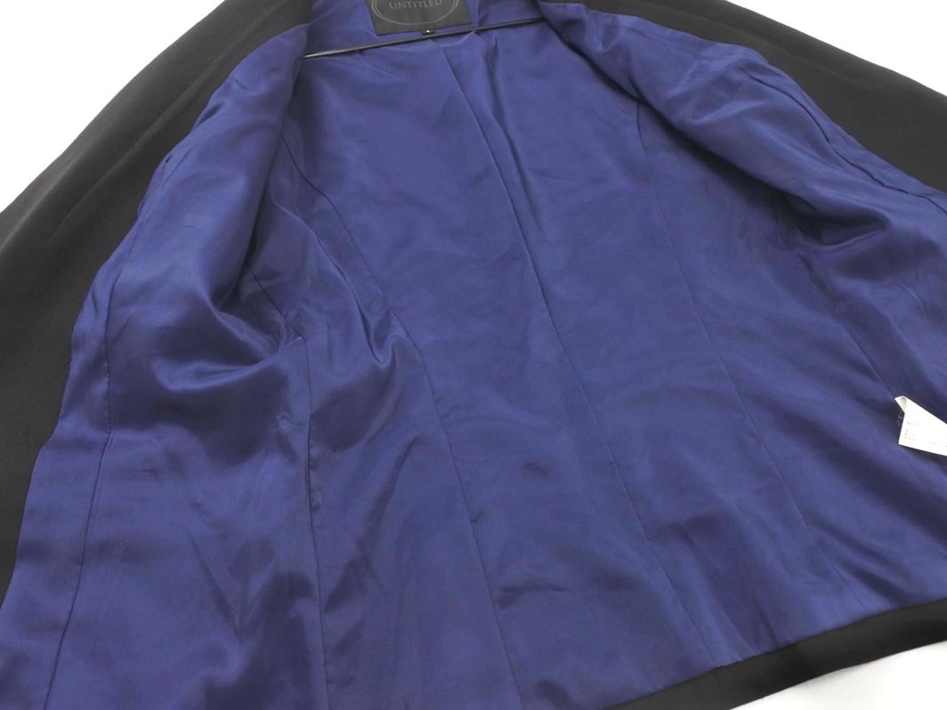 UNTITLED Untitled tailored jacket size1/ чёрный #* * fha4 женский 