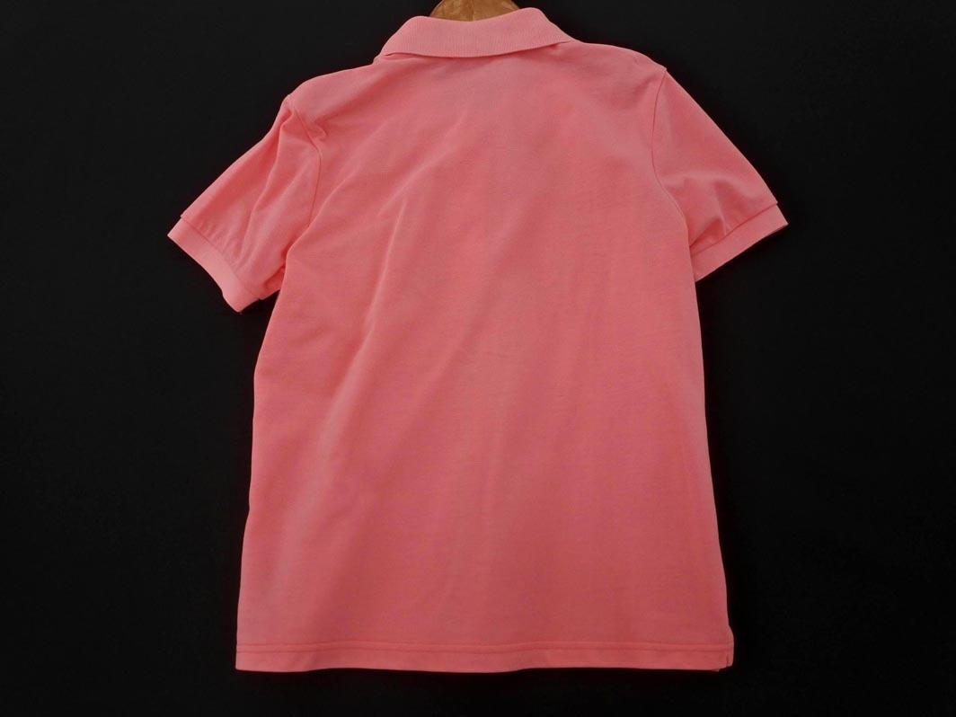 PAUL STUART paul (pole) Stuart вышивка рубашка-поло sizeM/ розовый #* * fha4 женский 