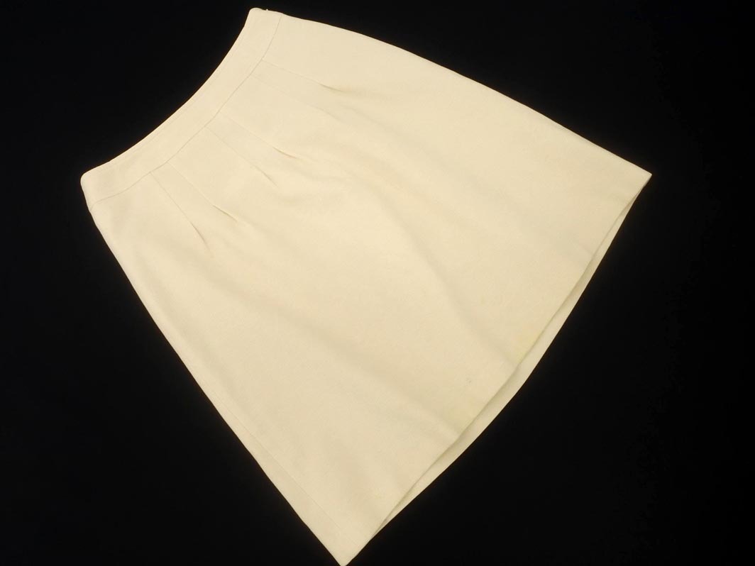 KUMIKYOKU 組曲 ひざ丈 スカート size2/オフホワイト ■◇ ☆ fha5 レディース