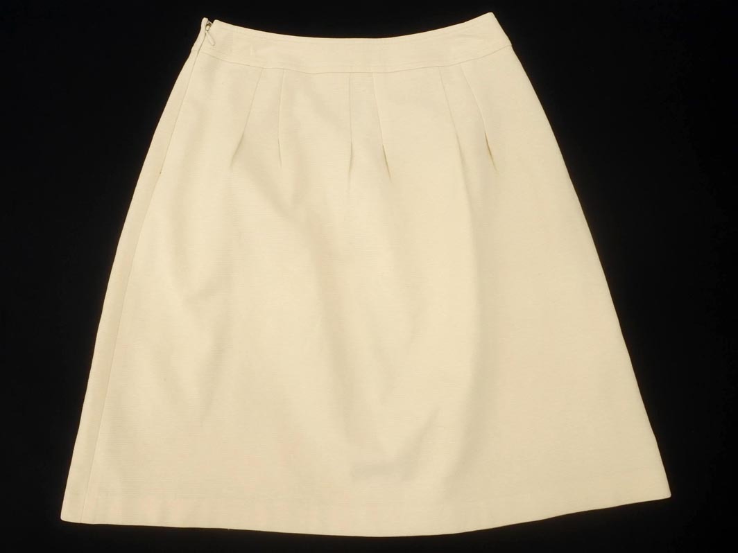 KUMIKYOKU 組曲 ひざ丈 スカート size2/オフホワイト ■◇ ☆ fha5 レディース