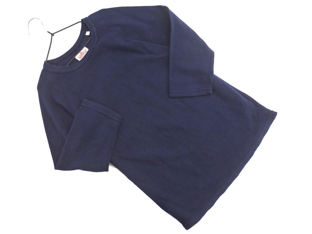 HOLLYWOOD RANCH MARKET ハリウッドランチマーケット 刺繍 プルオーバー カットソー sizeM/紺 ■◇ ☆ fha5 レディース