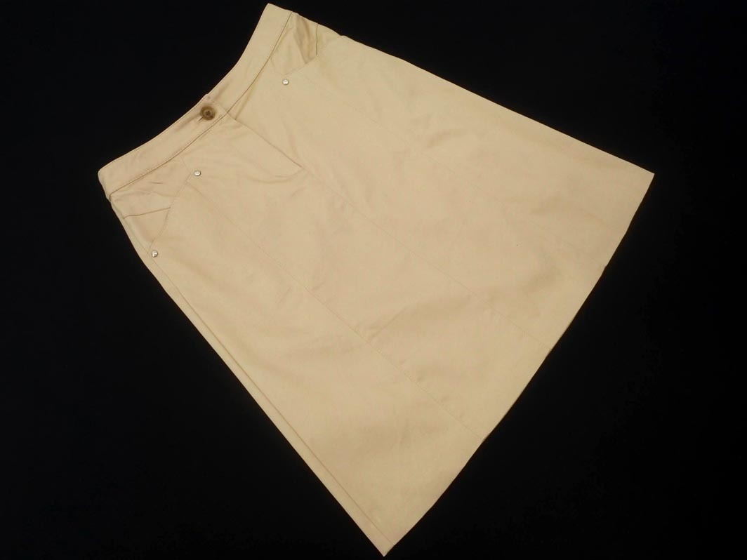  кошка pohs OK PAUL STUART paul (pole) Stuart юбка size4/ бежевый #* * fha5 женский 