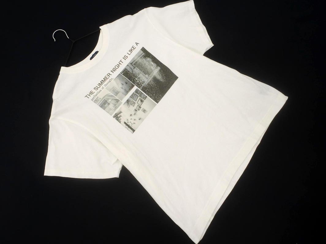 SHIPS シップス プリント Tシャツ 白 ■◆ ☆ fha5 メンズ