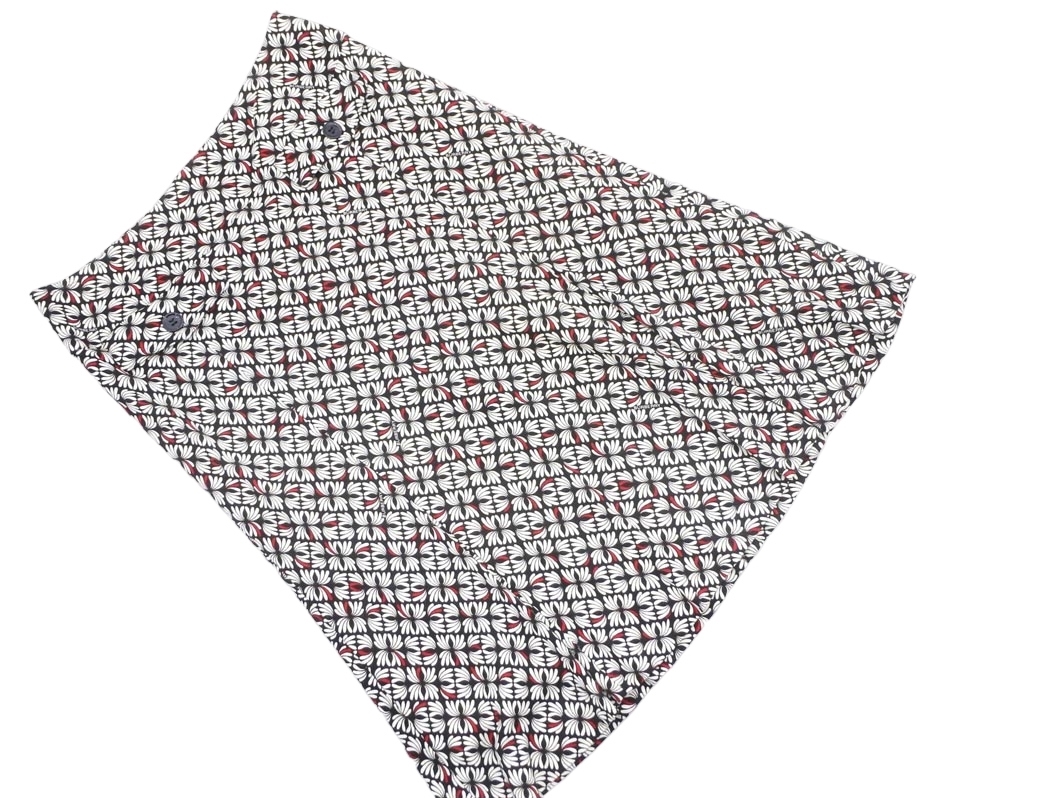 BURBERRY バーバリー 総柄 スカート size38/黒ｘ白 ■■ ☆ fha6 レディース