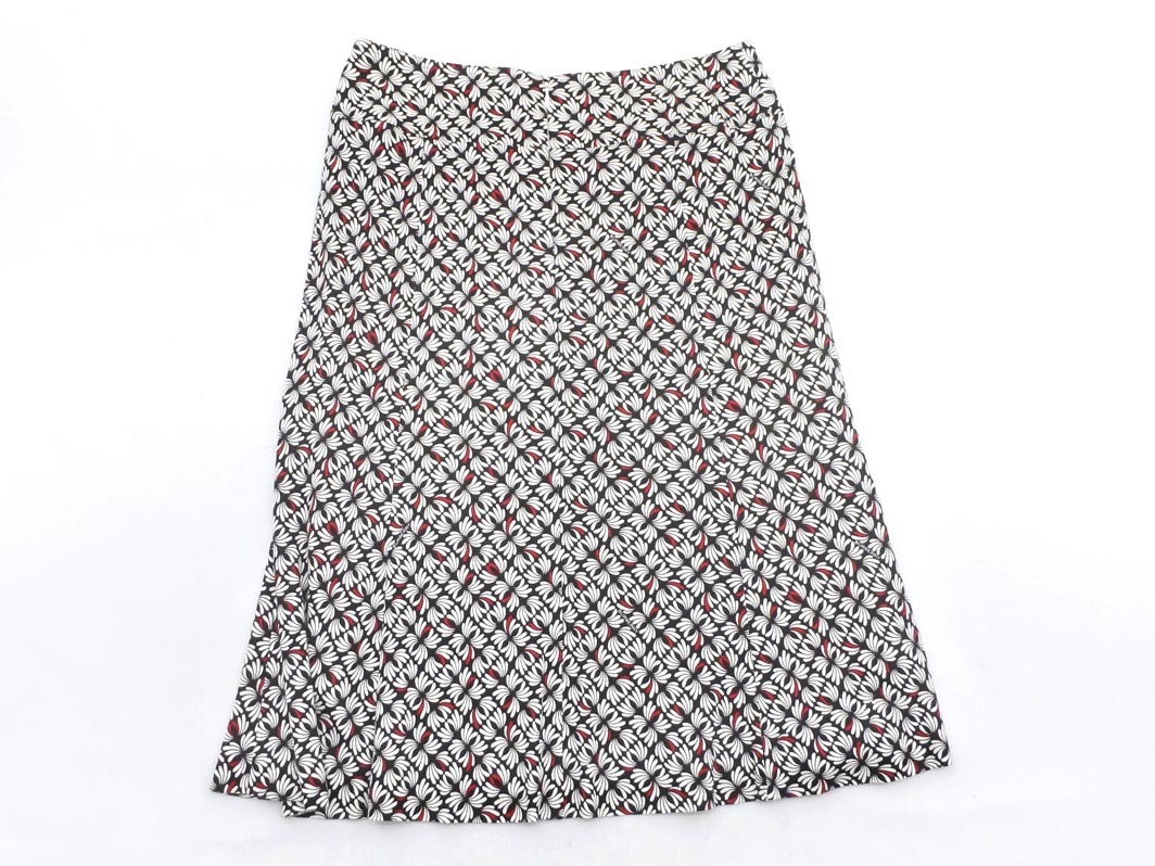 BURBERRY バーバリー 総柄 スカート size38/黒ｘ白 ■■ ☆ fha6 レディース