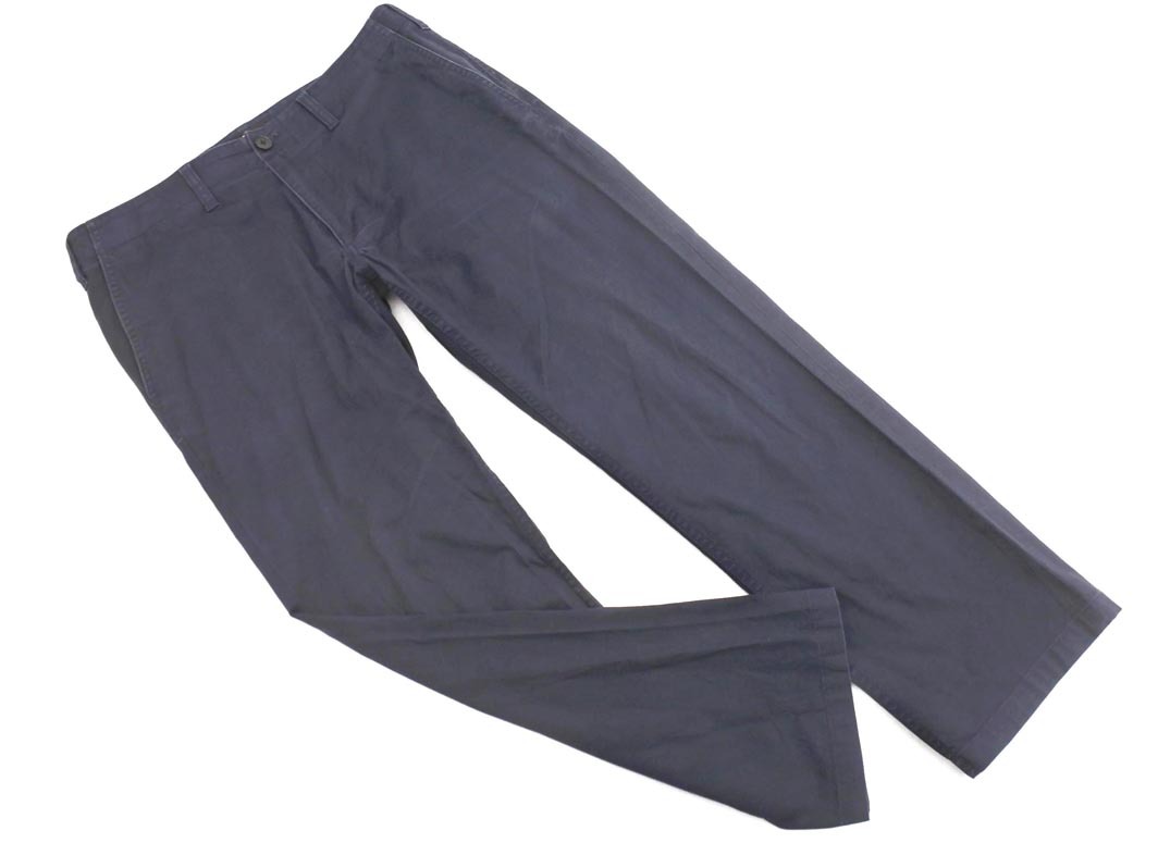 PAUL STUART paul (pole) Stuart узкие брюки size50/ темно синий #* * fha7 мужской 