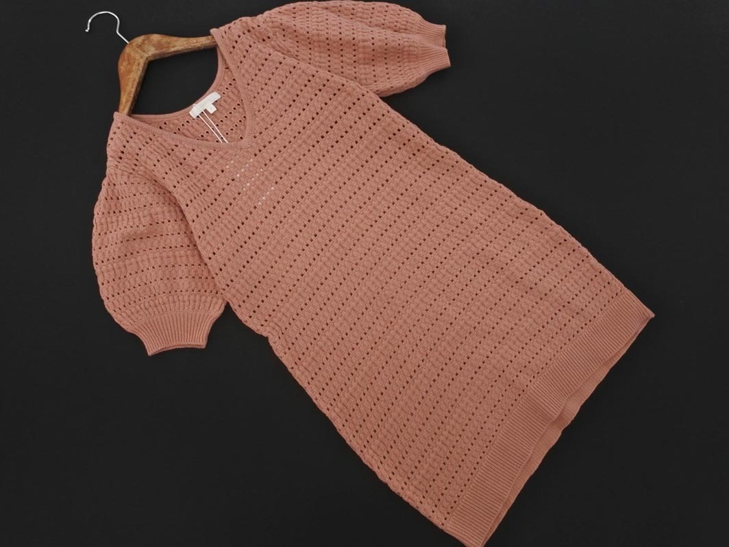  новый товар rienda rienda вязаный свитер sizeF/ розовый #* * fha8 женский 