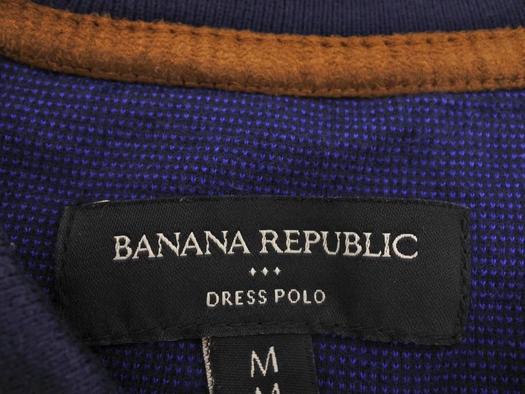 BANANA REPUBLIC バナナリパブリック ポロシャツ sizeM/紺 ■◆ ☆ fha7 メンズ