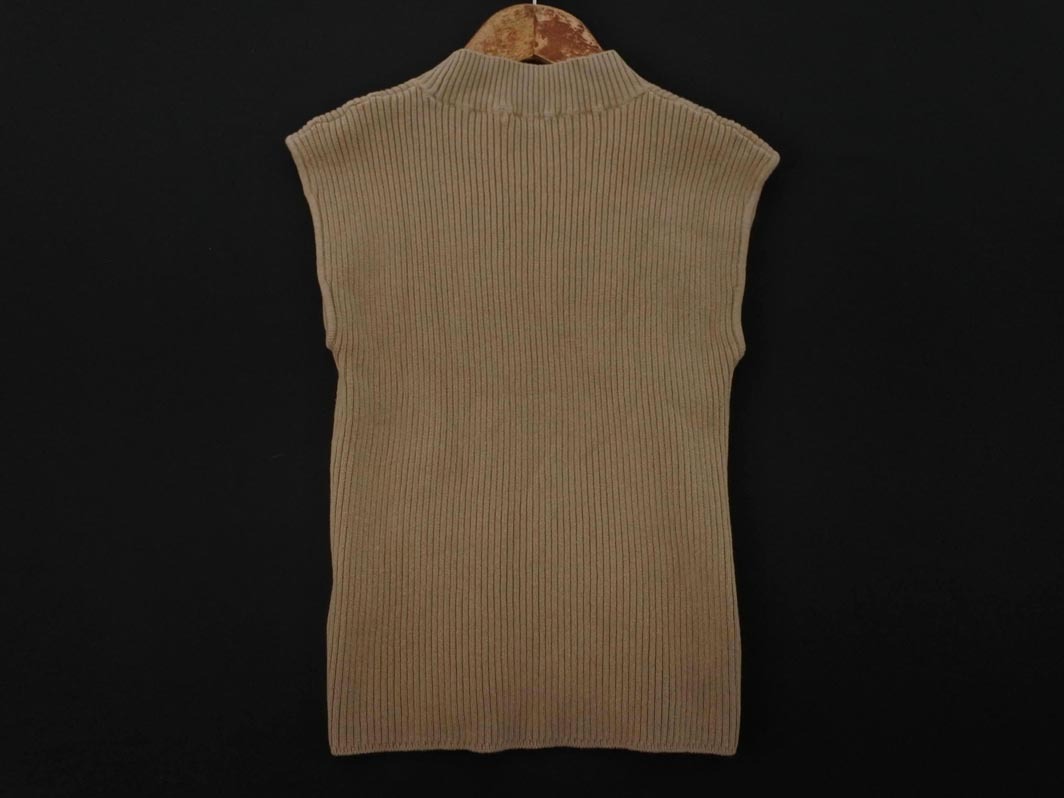 LIP SERVICE リップサービス リブ ノースリーブ ニット セーター sizeF/モカ ■◆ ☆ fha8 レディース_画像5