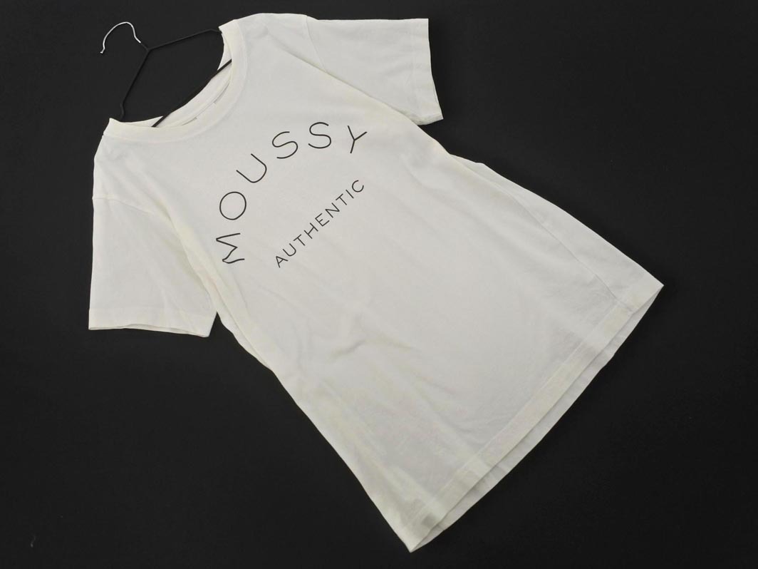 кошка pohs OK MOUSSY Moussy Logo принт футболка sizeF/ белый #* * fhb1 женский кошка pohs OK MOUSSY Moussy Logo принт футболка sizeF/ белый #* * fhb1 женский