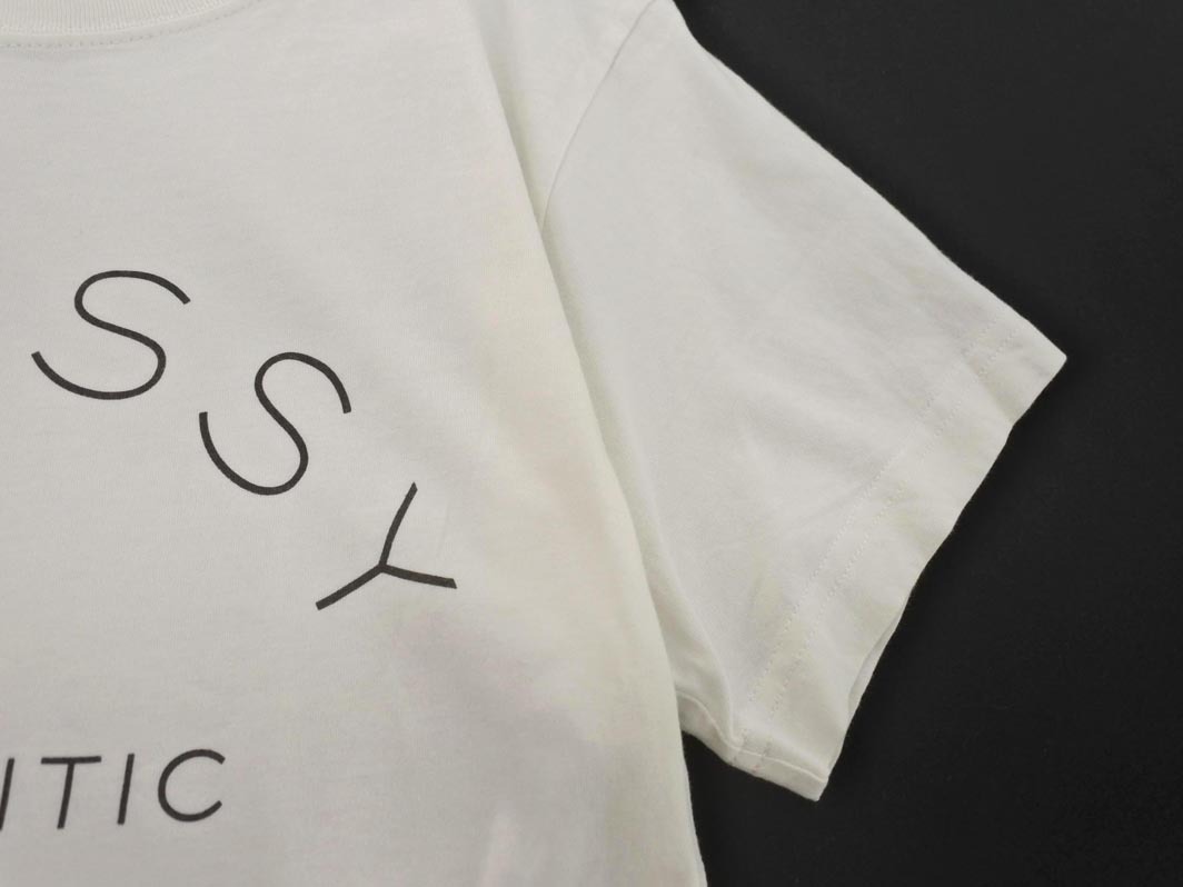 кошка pohs OK MOUSSY Moussy Logo принт футболка sizeF/ белый #* * fhb1 женский