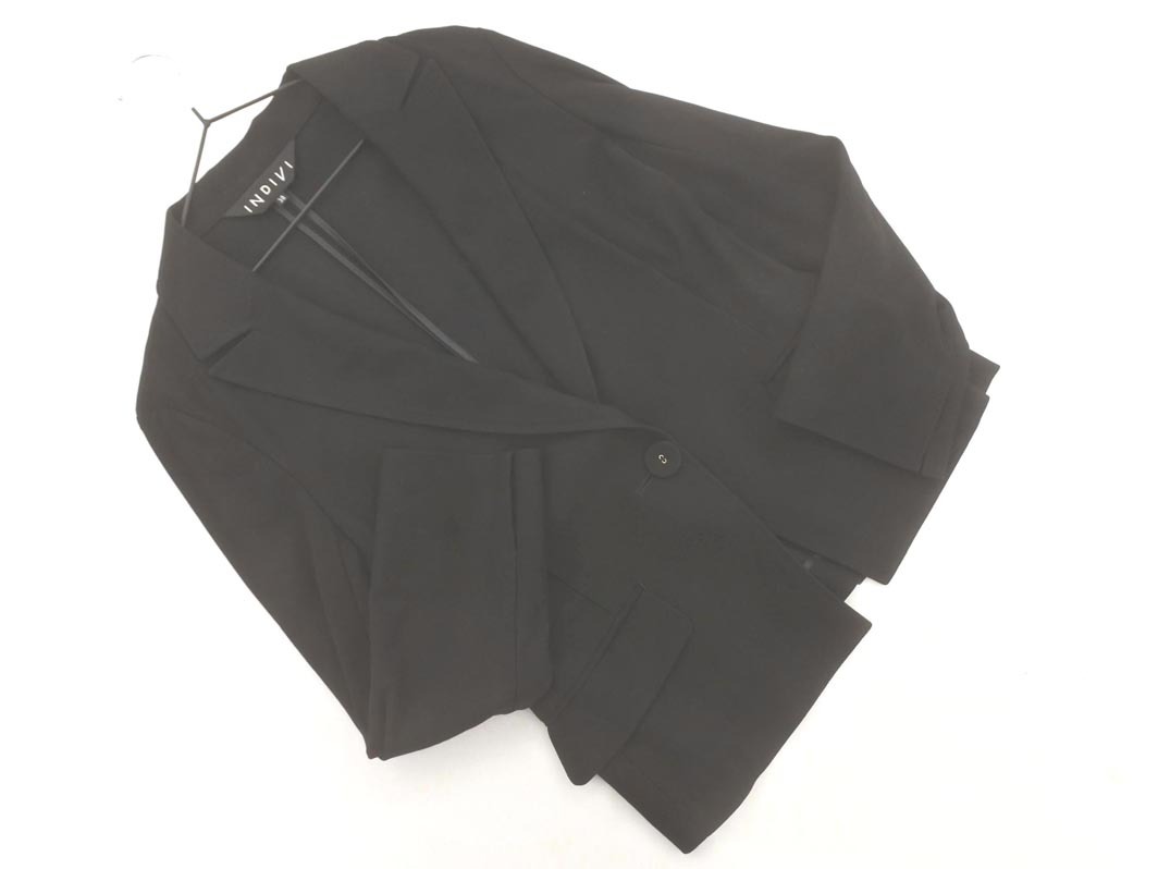 INDIVI インディヴィ ジャケット size38/黒 ■◇ ☆ fhb1 レディース_画像1