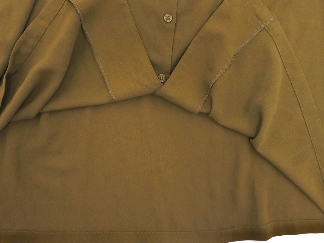 オリーブデオリーブ 半袖 シャツ ワンピース sizeM/カーキ ■◆ ☆ fhb2 レディース_画像6