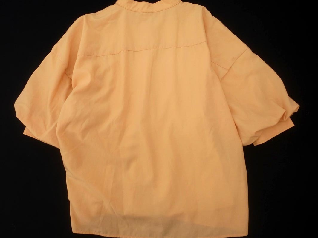 ネコポスOK Mila Owen ミラオーウェン ボリュームスリーブ タック ブラウス シャツ size0/オレンジ ■◆ ☆ fhb2 レディース