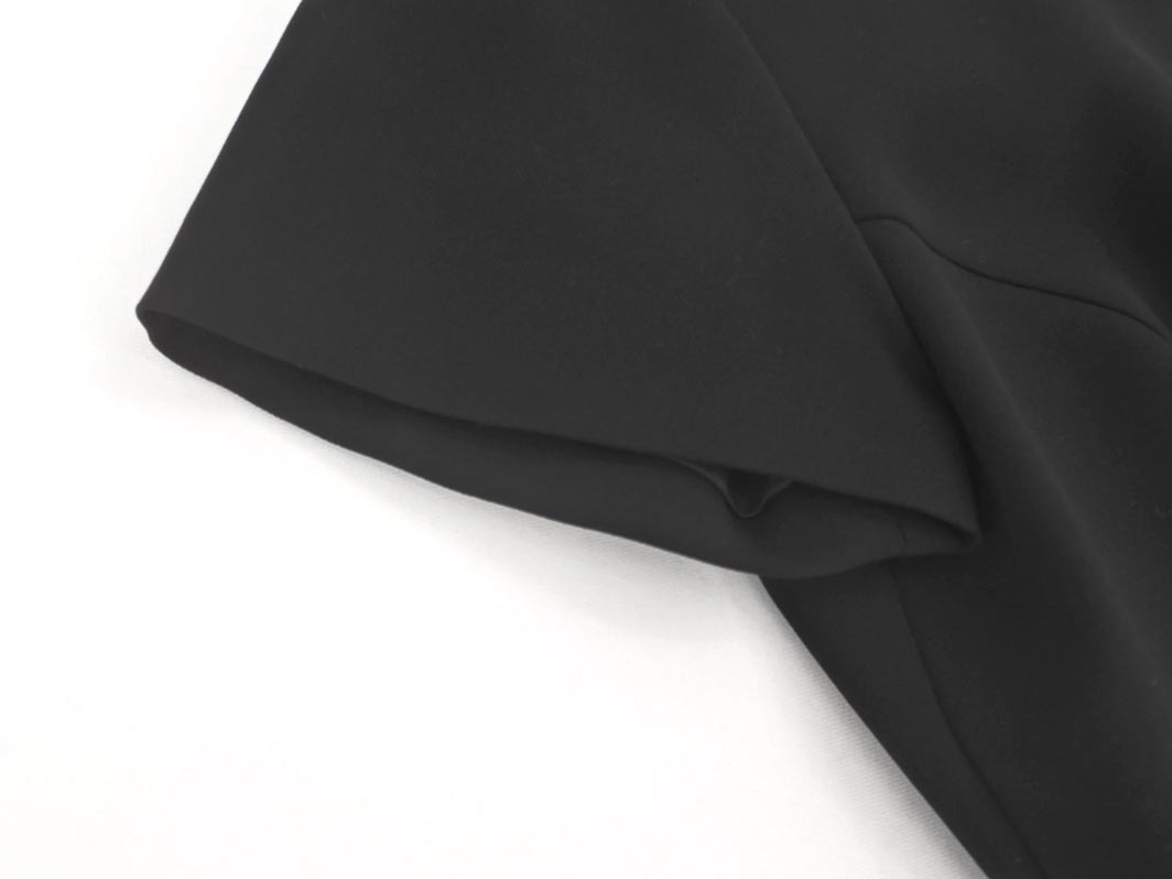 M-PREMIER エムプルミエ ウエスト リボン ワンピース size38/黒 ■◆ ☆ fhb3 レディース_画像3