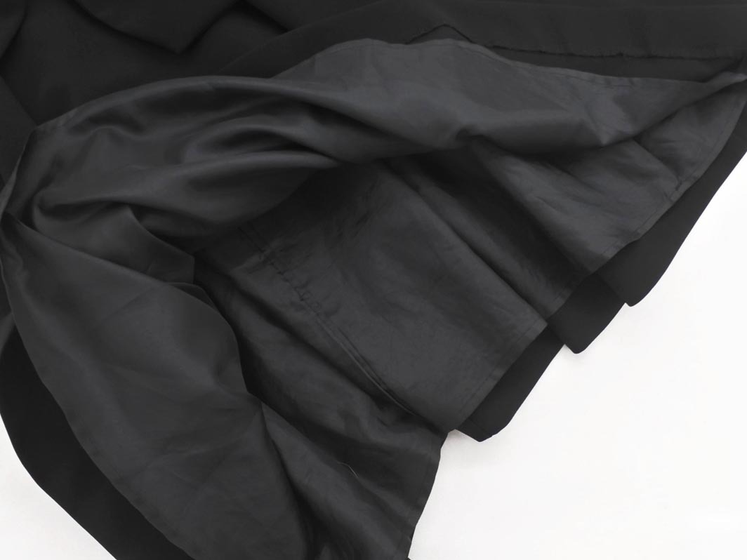 M-PREMIER エムプルミエ ウエスト リボン ワンピース size38/黒 ■◆ ☆ fhb3 レディース_画像5