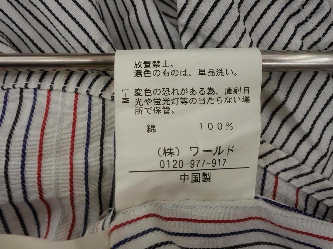 TAKEO KIKUCHI タケオキクチ ストライプ シャツ size2/白ｘ黒 ■◇ ☆ fhb8 メンズ_画像6