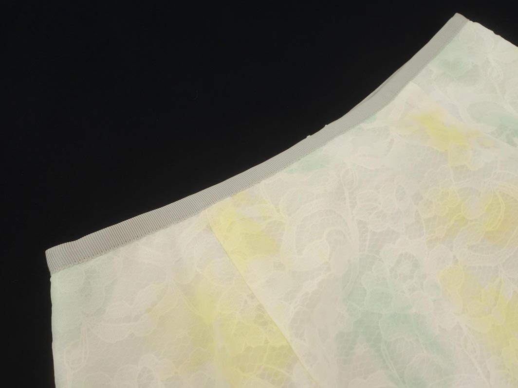 Apuweiser-riche アプワイザーリッシェ 総レース タイト スカート size2/白 ■◇ ☆ fhb8 レディース_画像2