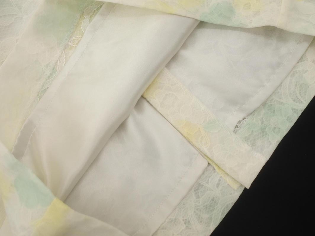 Apuweiser-riche アプワイザーリッシェ 総レース タイト スカート size2/白 ■◇ ☆ fhb8 レディース_画像3