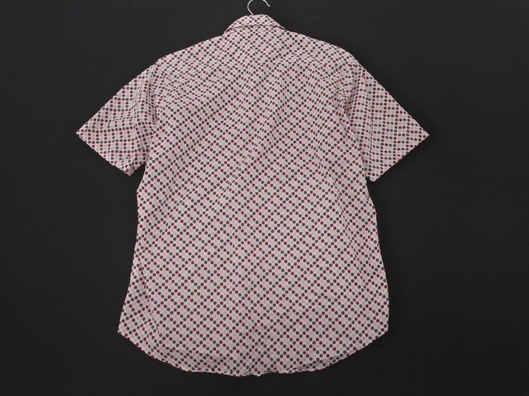 ネコポスOK TAKEO KIKUCHI タケオキクチ ドット柄 シャツ size2/白 ■◆ ☆ fhb8 メンズ_画像5