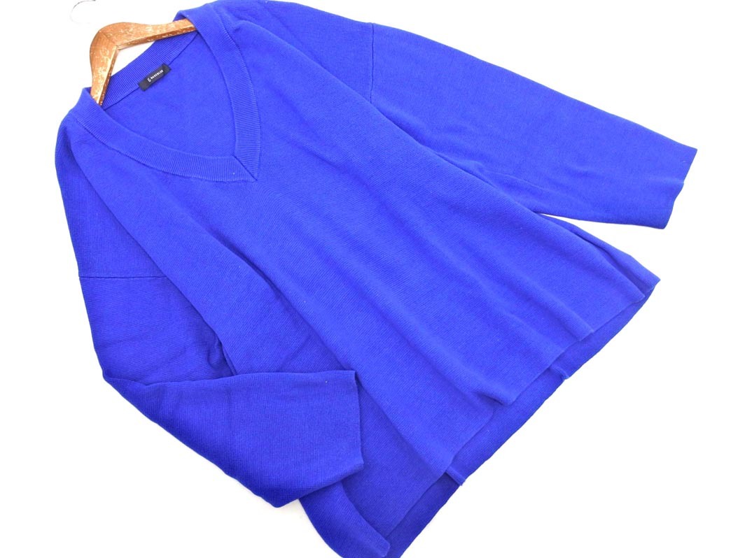 RAGEBLUE レイジブルー Vネック ニット セーター sizeF/紺 ◇■ ☆ fhb8 レディース_画像1