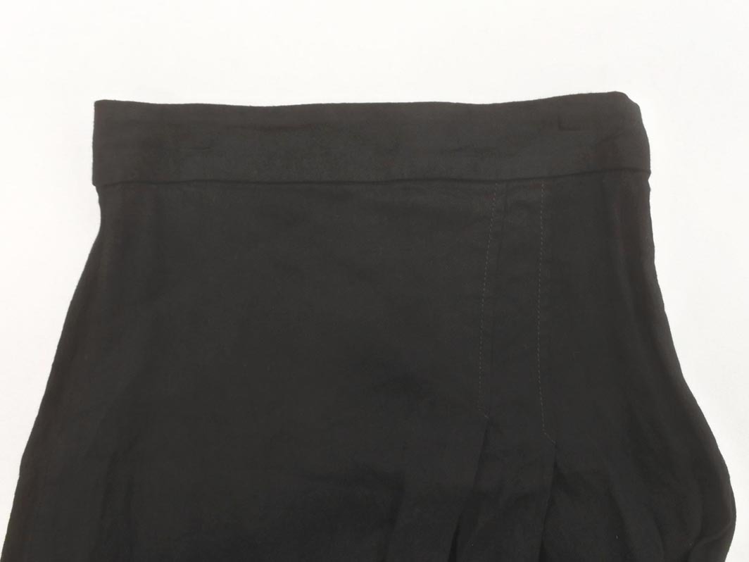 SHIPS シップス リネン混 フレア スカート 黒 ■◇ ☆ fhb8 レディース_画像3