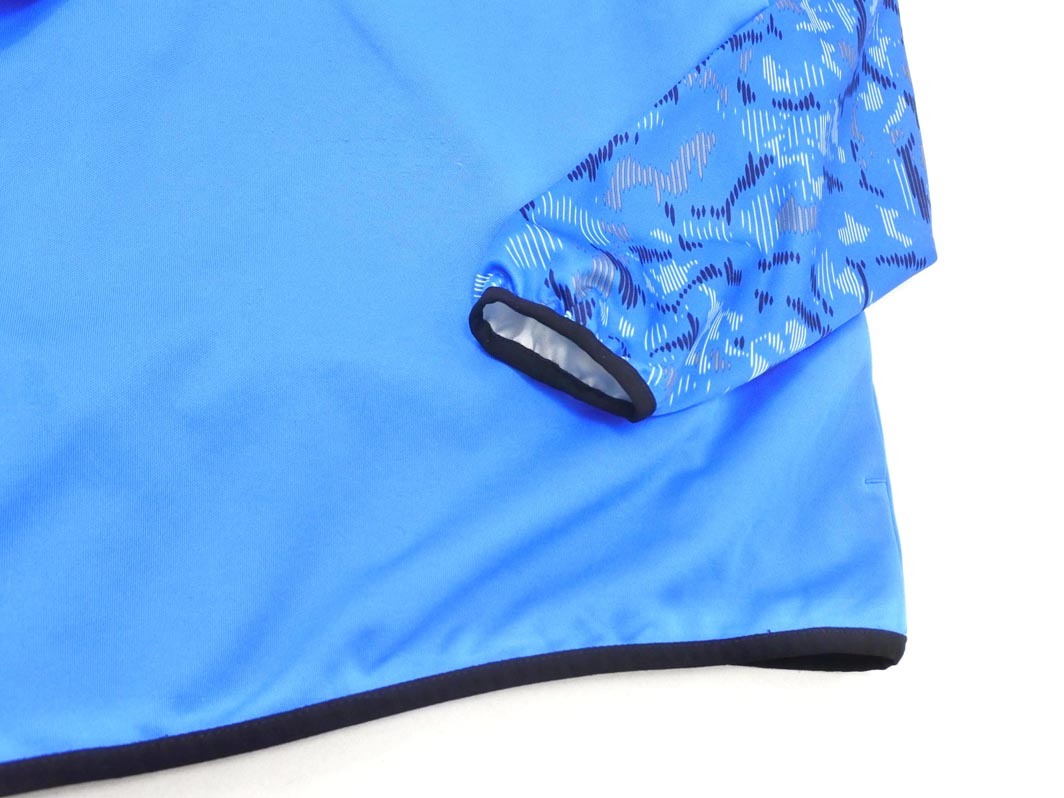 PUMA プーマ ロゴ プリント プルオーバー パーカー 160cm 青 ◇■ ☆ fhb8_画像2