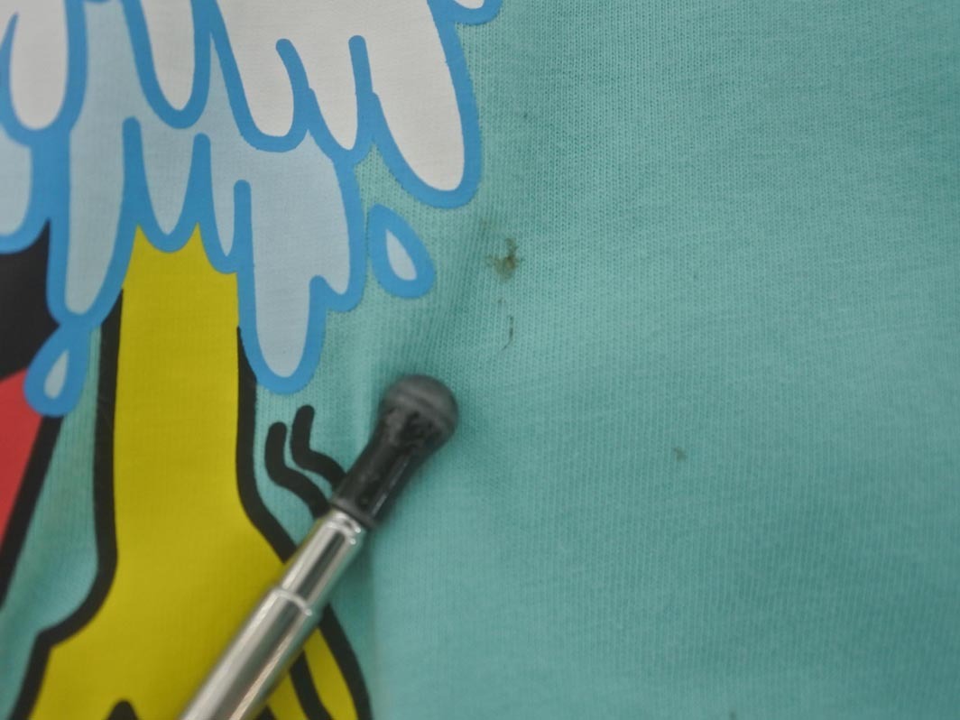 ネコポスOK NIKE ナイキ バックプリント Tシャツ sizeS/ミント ■◆ ☆ fhb8 メンズ_画像5