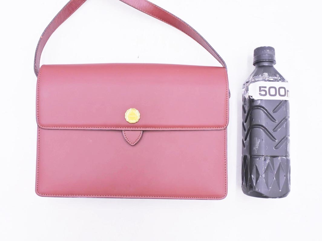 marie claire マリクレール ショルダー バッグ 赤 ■■ ☆ fhb9 レディース_画像2