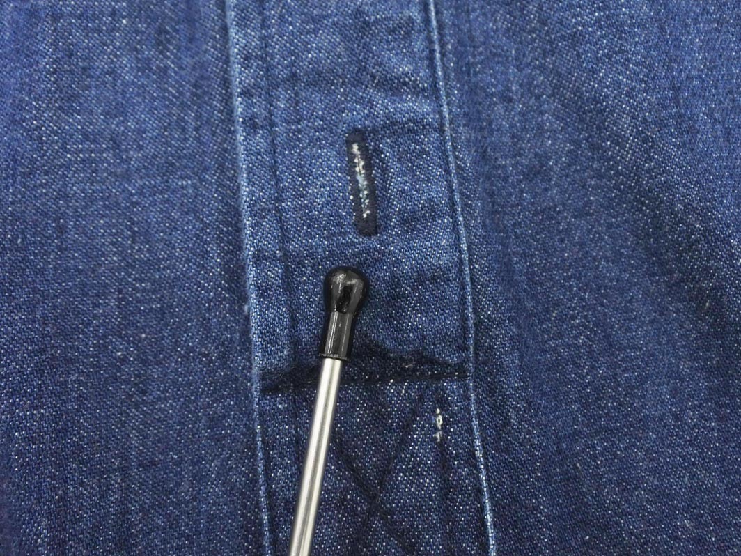 A.P.C. アーペーセー デニム シャツ ワンピース size38/濃紺 ■◇ ☆ fhc0 レディース