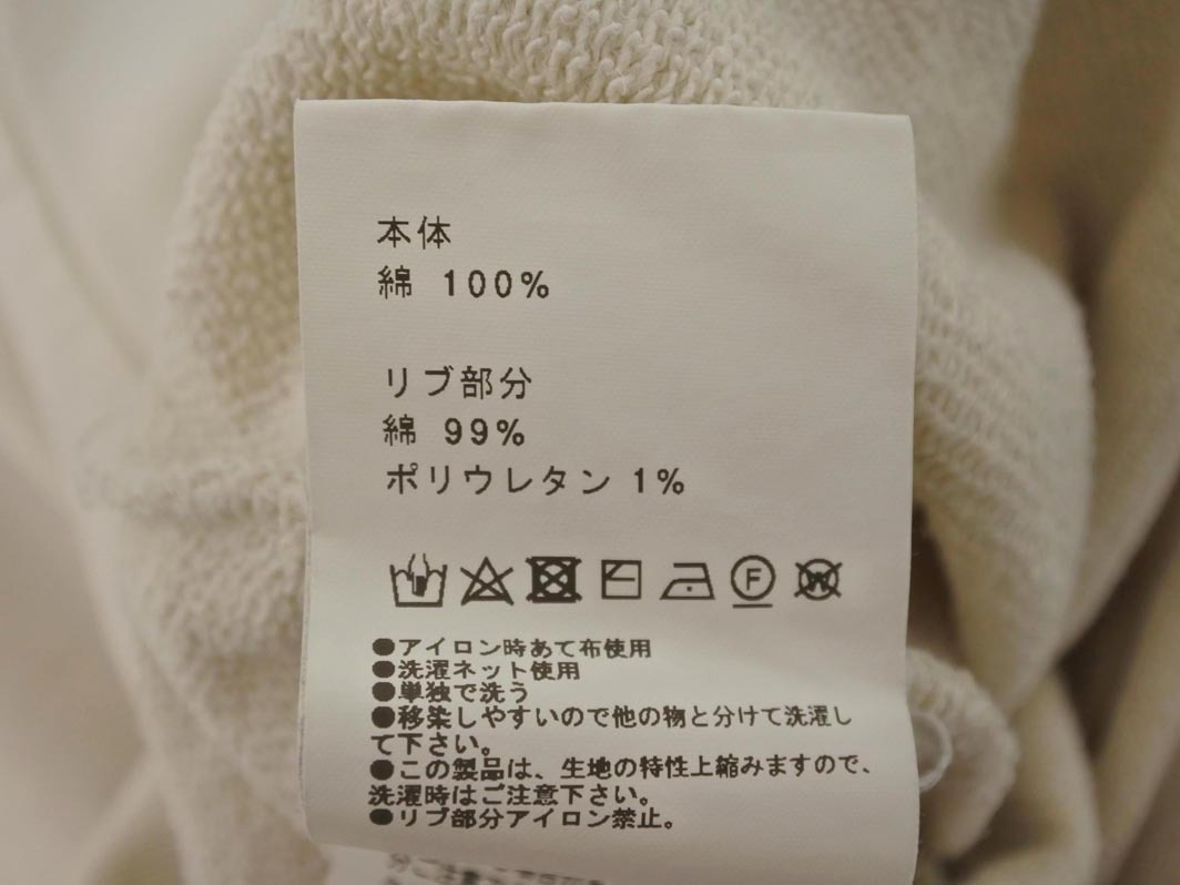 UNITED TOKYO ユナイテッドトウキョウ プルオーバー パーカー size1/オフホワイト ◇■ ☆ fhc2 メンズ_画像5